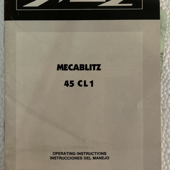 Metz Mecablitz 45 CT-1 Vintage Handle Mount Flash unused - opened box - Picture 3 of 3